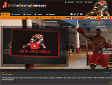 Tablet Screenshot of onlineboxingmanager.com